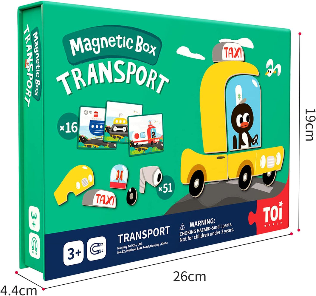 Kids  Magnetic Jigsaw Puzzle Toys   (Alphabet  Transport or Shape) Learning Kits