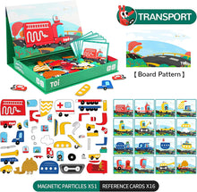 Load image into Gallery viewer, Kids  Magnetic Jigsaw Puzzle Toys   (Alphabet  Transport or Shape) Learning Kits
