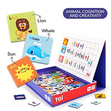 Load image into Gallery viewer, Kids  Magnetic Jigsaw Puzzle Toys   (Alphabet  Transport or Shape) Learning Kits
