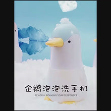 Load and play video in Gallery viewer, Clean 5--Cute Penguin Automatic Soap Dispenser
