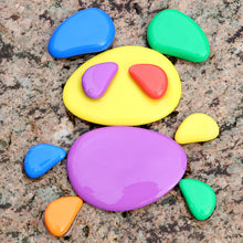 Load image into Gallery viewer, Learning Kit 3a-- Montessori  Rainbow Pebble Building Blocks Simple
