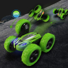 Load image into Gallery viewer, Remote Control Stunt Car, 4WD Monster Truck Double Sided Rotating Tumbling TikTok (Blue)

