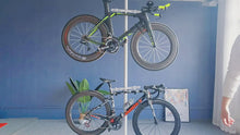 Load and play video in Gallery viewer, 3 Bike Hanger Rack Storage Wall Mounted Stands Hanger Gadget TikTok
